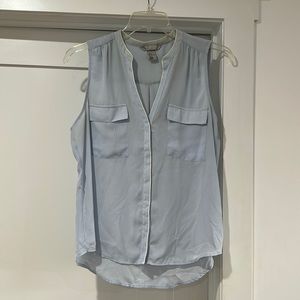 Light Blue H&M Sleeveless Blouse